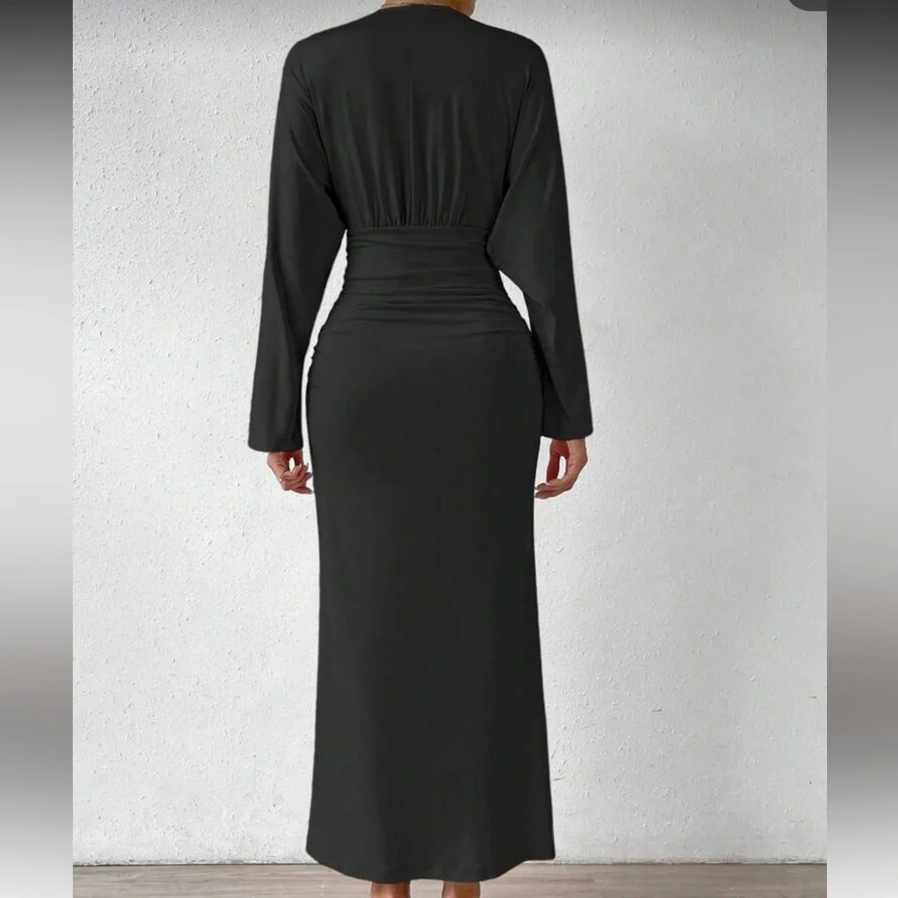 Solid Ruched Bodycon
Dress - Picture 2 of 4